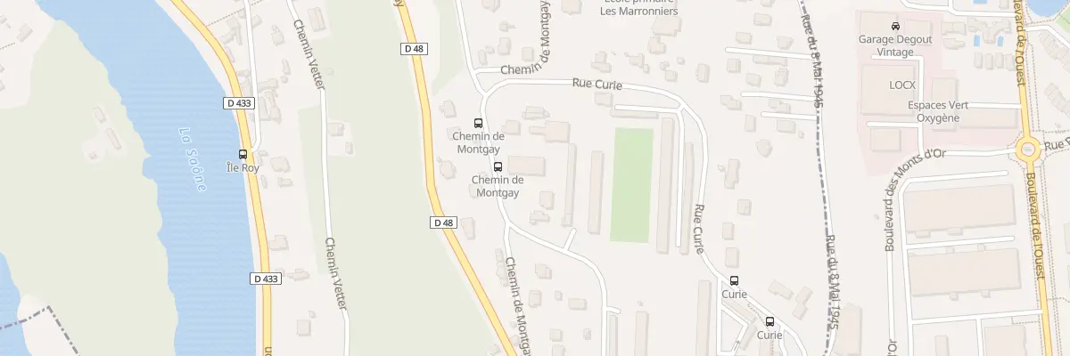 Plan du 22 Che de Montgay à Fontaines-sur-Saône
