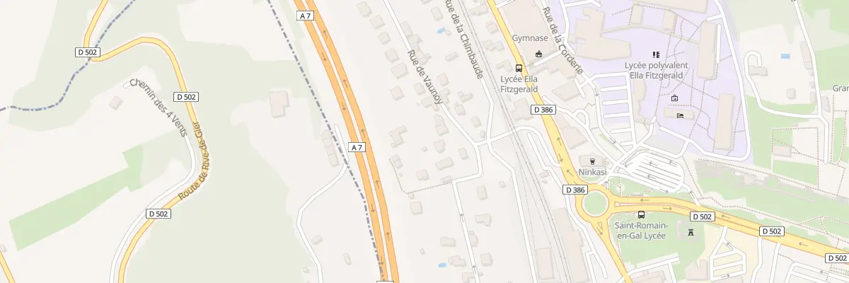 Plan du 5233 Le Buisset à Saint-Romain-en-Gal