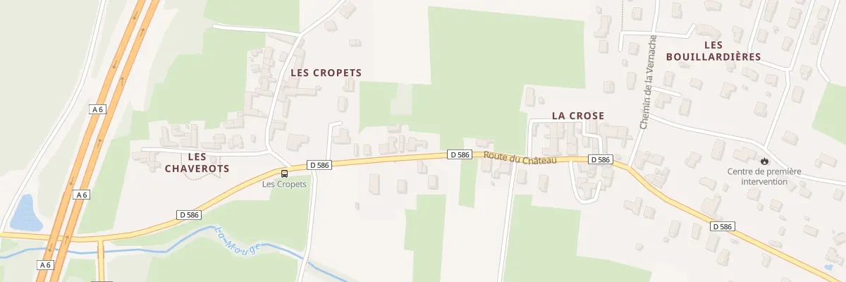 Plan du 252 Rte du Chateau à La Salle