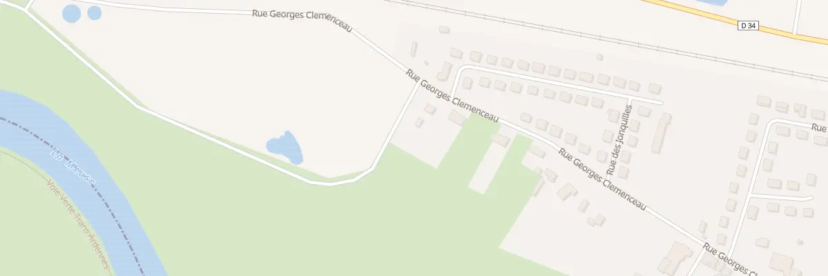 Plan du 53 Rue Georges Clémenceau à Donchery