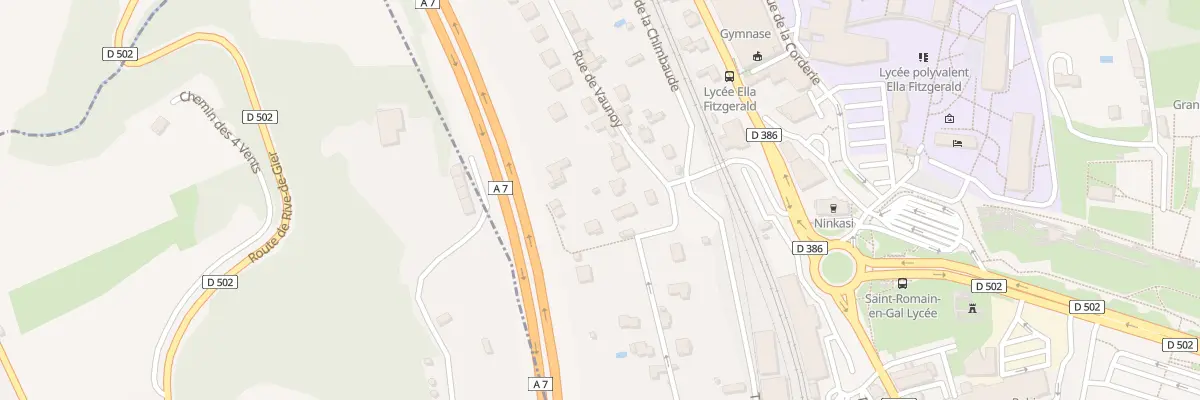Plan du 1 Rue de Vaunoy à Saint-Romain-en-Gal