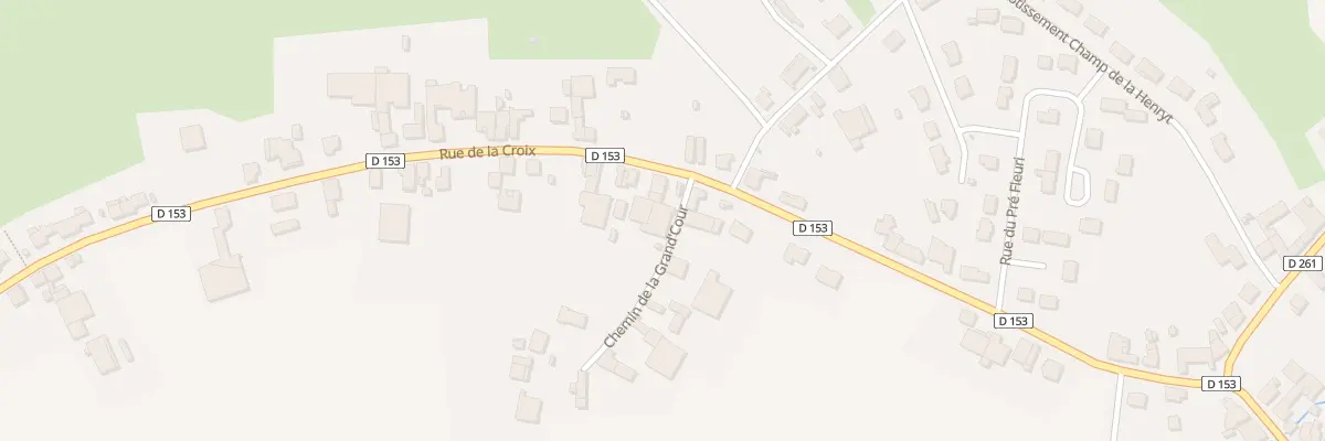 Plan du 23 Rue de la Croix à Voillecomte