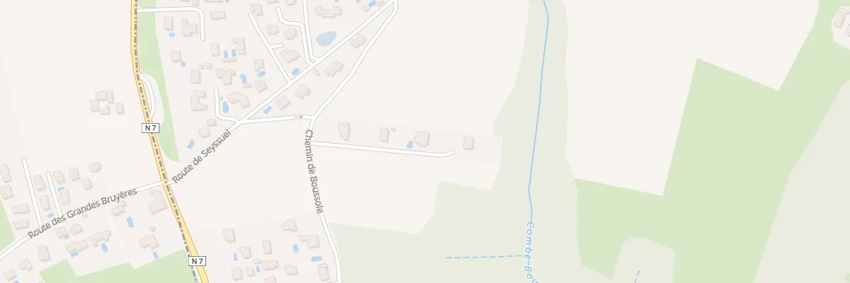 Plan du 197C Che de Boussole à Chuzelles