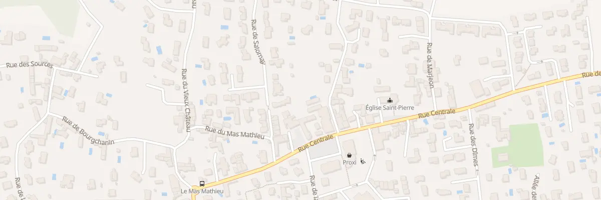 Plan du 675 Rue Centrale à Montanay