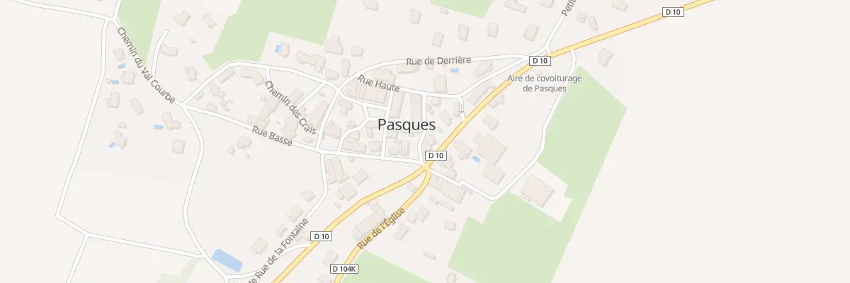 Plan du 30 Rte de Dijon à Pasques