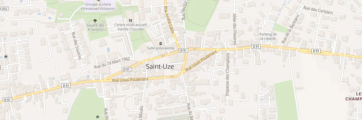 Plan du 5 Rue de l’Eglise à Saint-Uze
