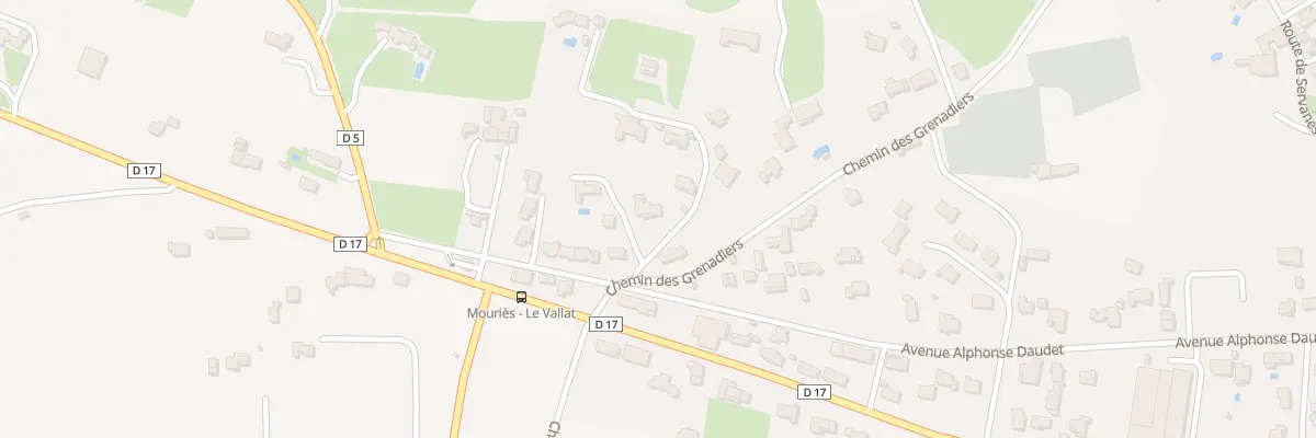 Plan du 28 Che des Grenadiers à Mouriès