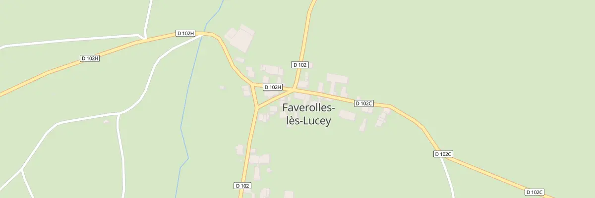 Plan du 9010 Rue des Fèves à Faverolles-lès-Lucey