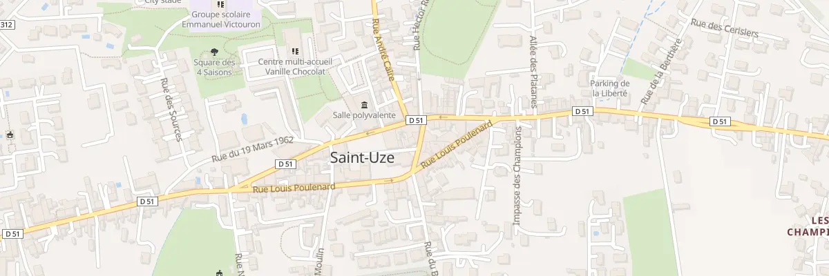 Plan du 8 Rue de l’Eglise à Saint-Uze