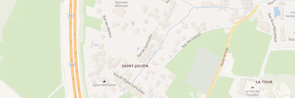 Plan du 44 Rue de Saint-Julien à Sennecey-le-Grand