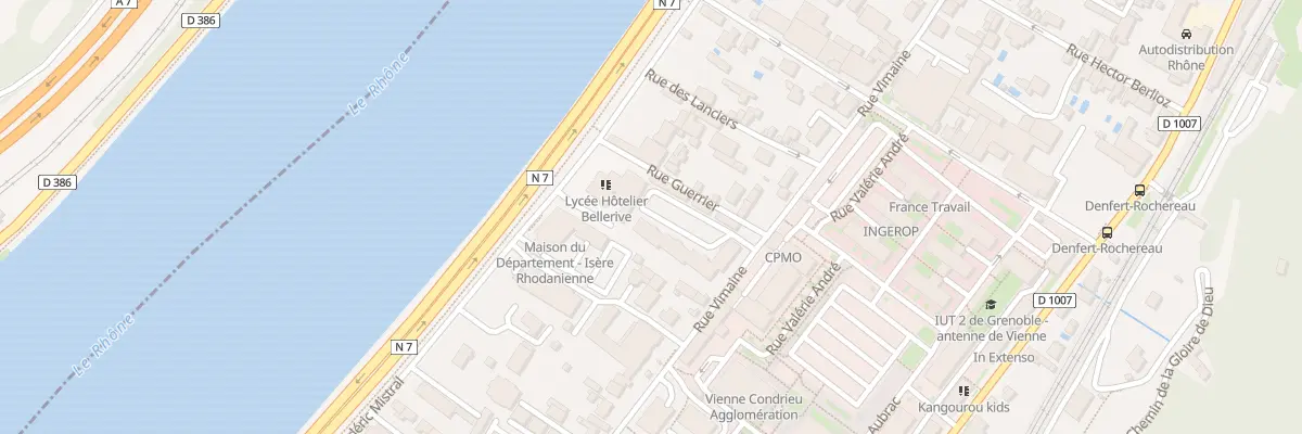 Plan du 32 Rue Vimaine à Vienne