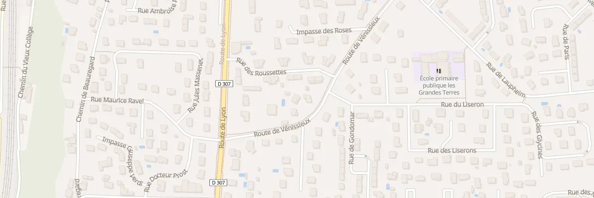 Plan du 3B Rte de Vénissieux à Feyzin