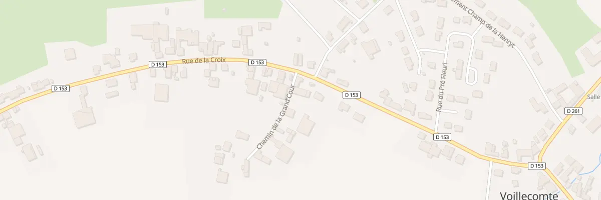 Plan du 21 Rue de la Croix à Voillecomte