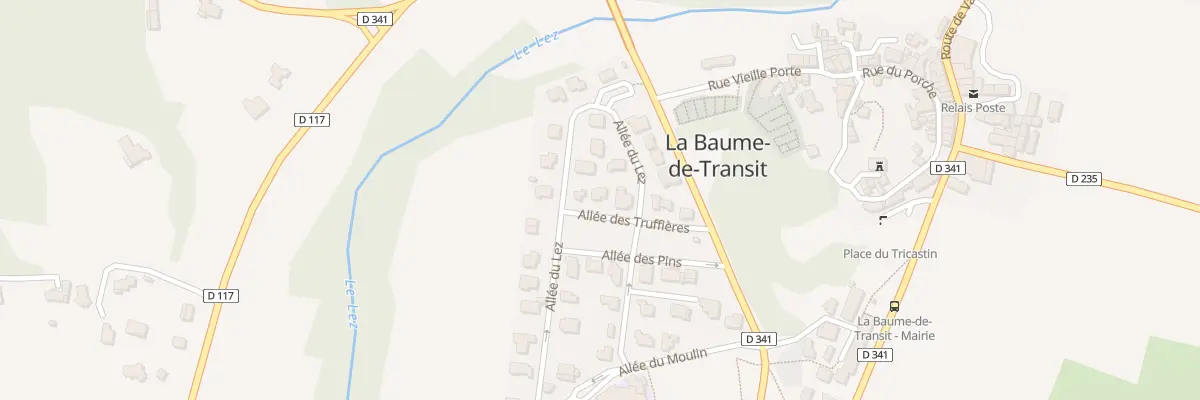 Plan du 6B All des Truffières à La Baume-de-Transit