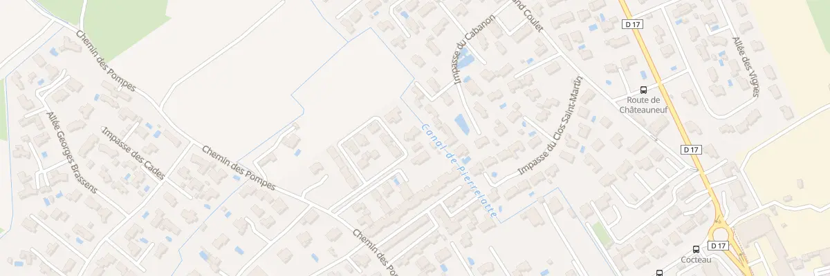 Plan du 852B Che des Pompes à Sorgues