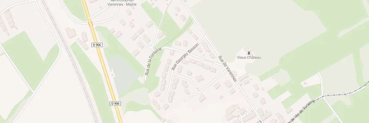 Plan du 3 Rue Georges Besson à Saint-Loup-de-Varennes