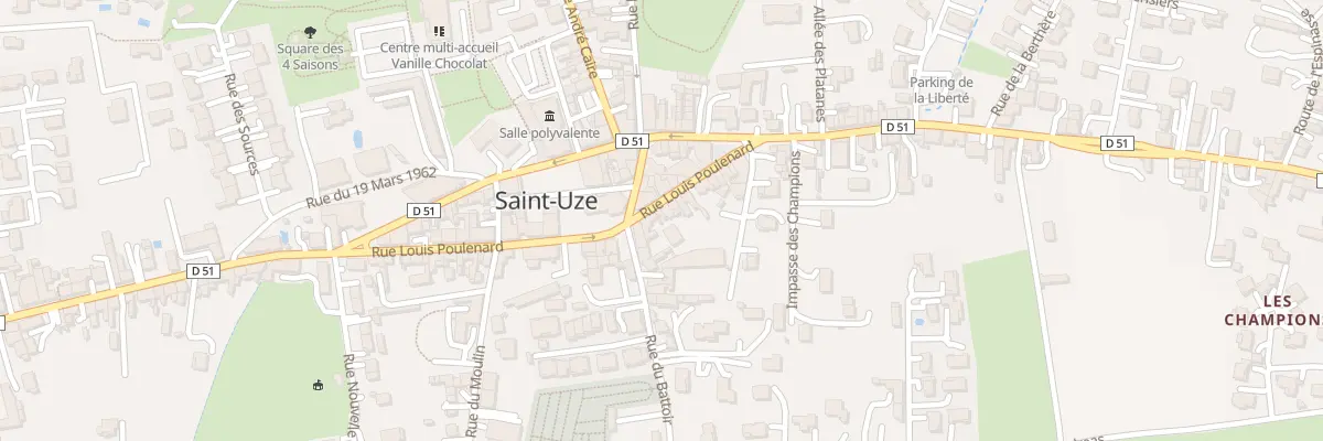 Plan du 37 Rue Louis Poulenard à Saint-Uze
