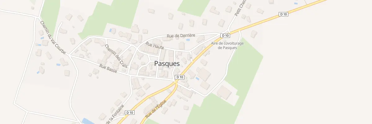 Plan du 26 Rte de Dijon à Pasques