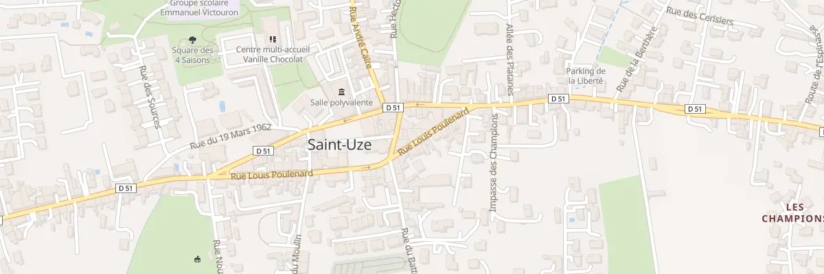Plan du 30 Rue Louis Poulenard à Saint-Uze