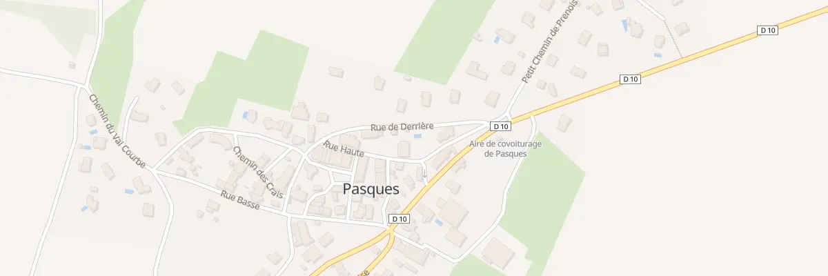 Plan du 2 Rue Haute à Pasques