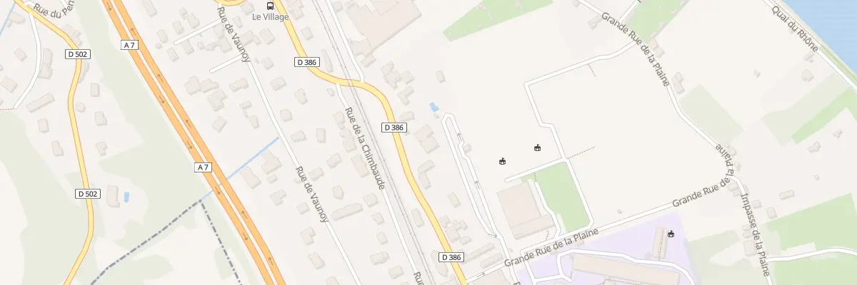 Plan du 840 Rte Departementale 386 à Saint-Romain-en-Gal