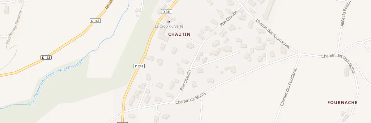 Plan du 5255 Chautin à Larnage