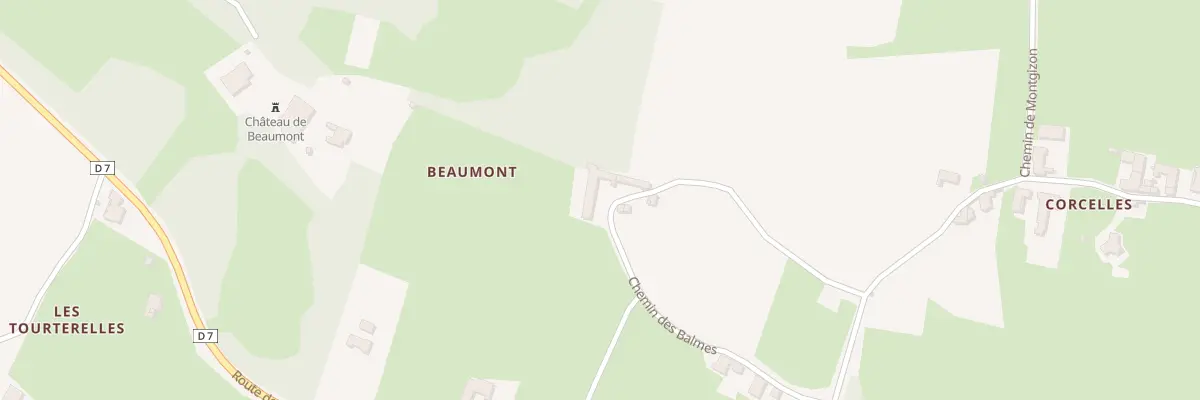 Plan du 5075 Beaumont à Saint-Étienne-sur-Chalaronne