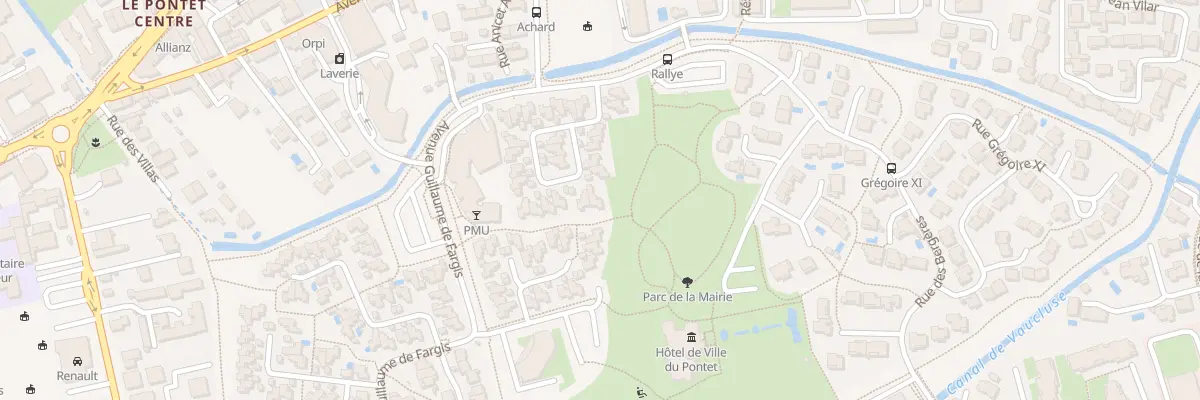Plan du 20 Rue Urbain V au Pontet