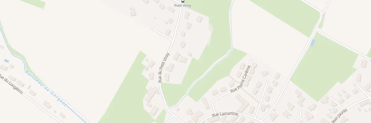 Plan du 538 Rue du Petit Virey à Virey-le-Grand