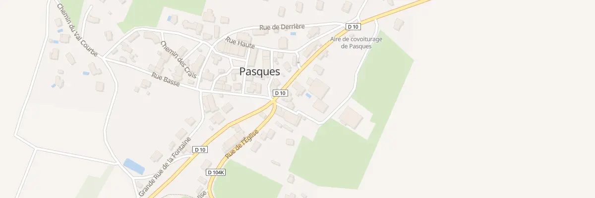 Plan du 25 Rte de Dijon à Pasques
