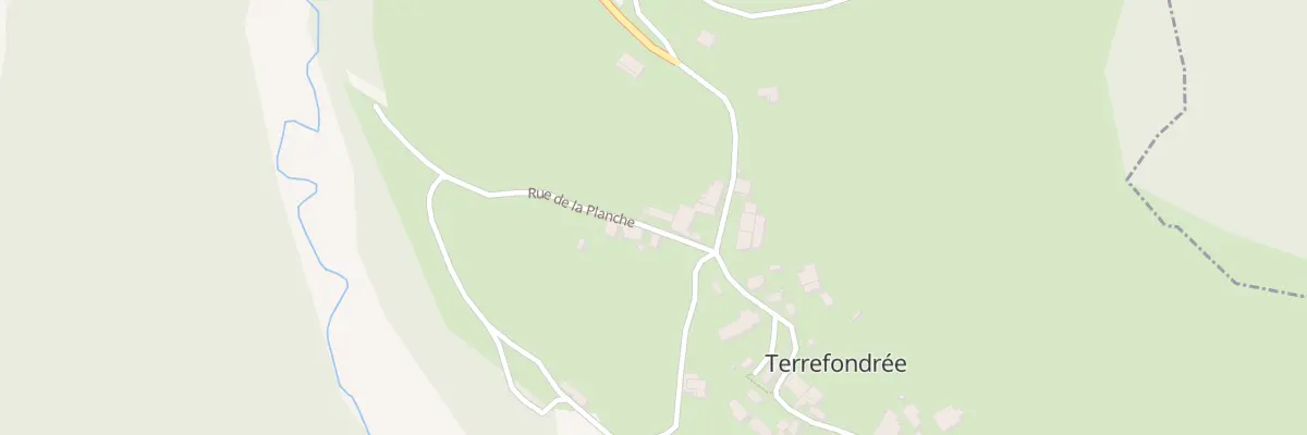 Plan du 2 Rue de la Planche à Terrefondrée