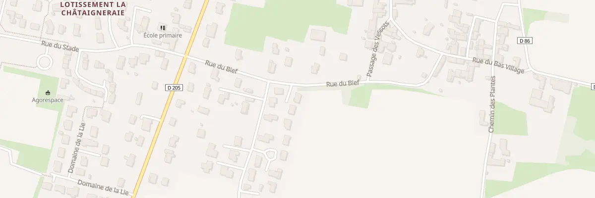 Plan du 184 Rue du Bief à Senozan