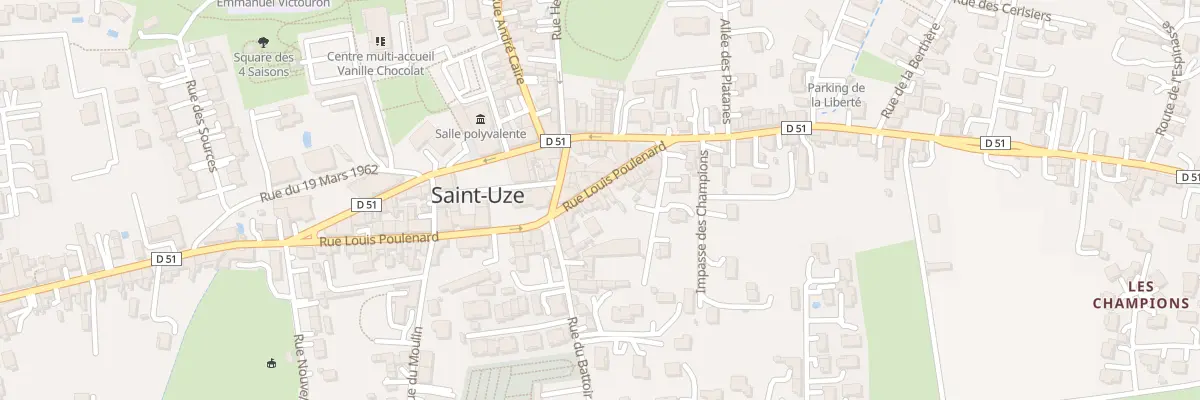 Plan du 43 Rue Louis Poulenard à Saint-Uze