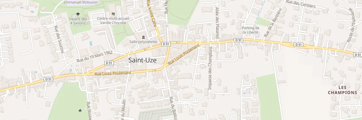 Plan du 276A Rue Louis Poulenard à Saint-Uze