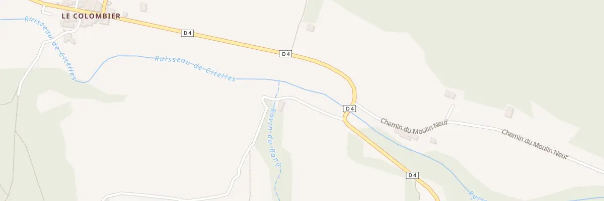 Plan du 80 Che du Moulin Neuf à Rochefort-en-Valdaine