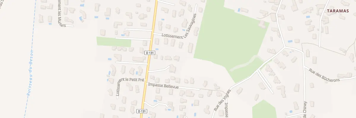 Plan du 199 Rue des Crès à Assieu