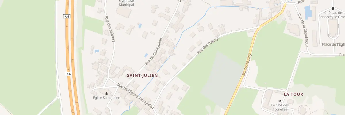 Plan du 36E Rue de Saint-Julien à Sennecey-le-Grand