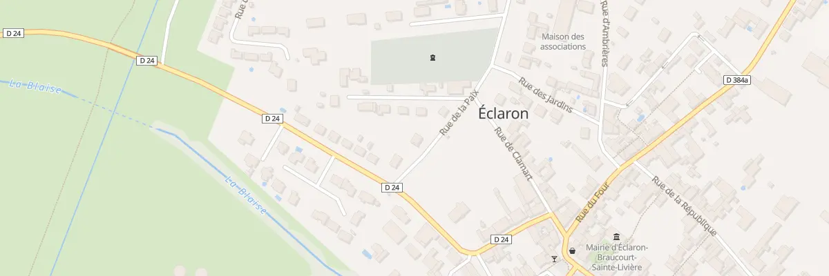 Plan du 1 Rue de la Paix à Éclaron-Braucourt-Sainte-Livière