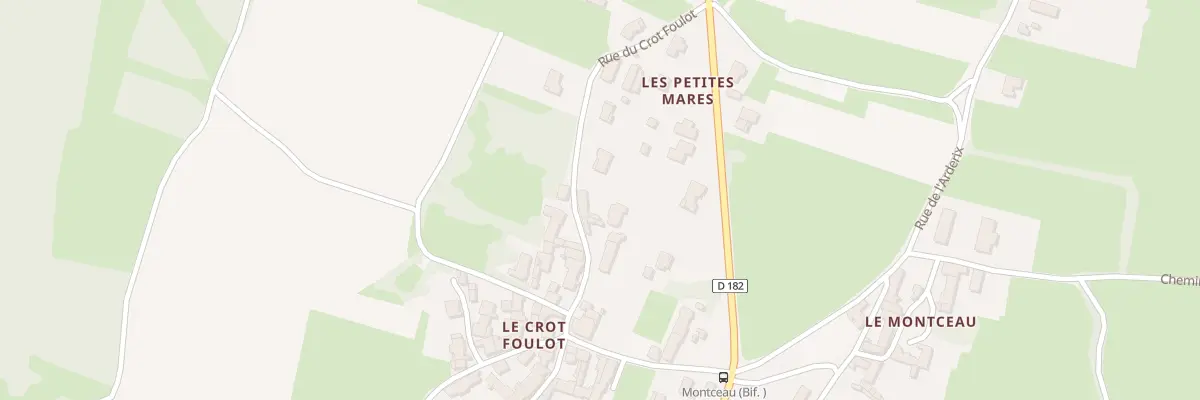 Plan du 5042 Au Crot Foulot à Jugy