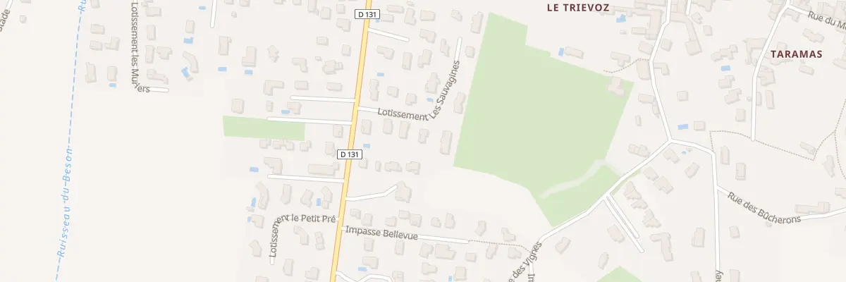 Plan du 5 Rue des Crès à Assieu