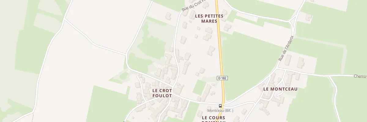 Plan du 5045 Au Crot Foulot à Jugy