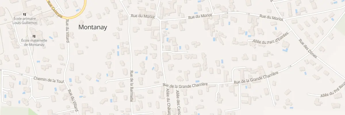 Plan du 409 Rue de la Croix Blanche à Montanay