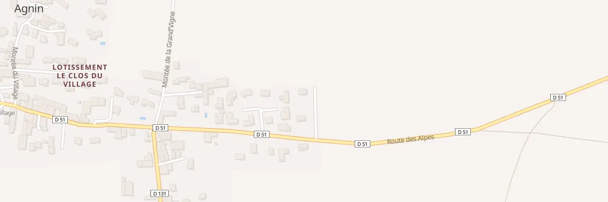 Plan du 5191 La Fournache à Agnin
