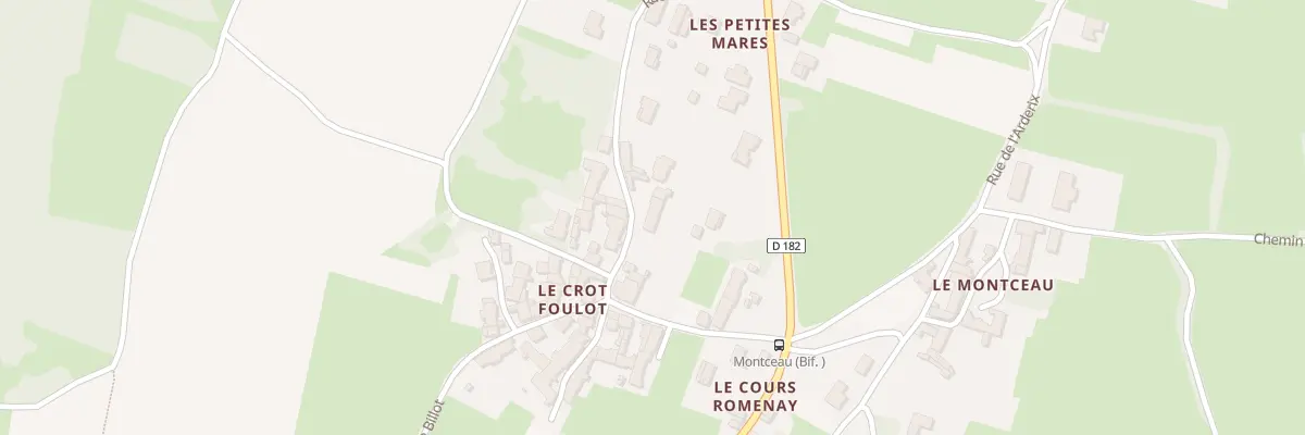 Plan du 5045A Au Crot Foulot à Jugy
