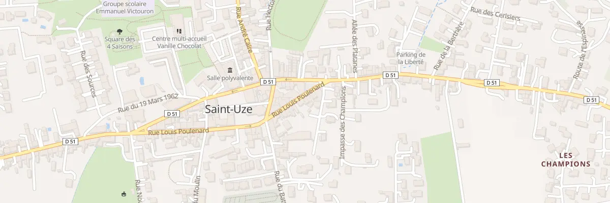 Plan du 49 Rue Louis Poulenard à Saint-Uze