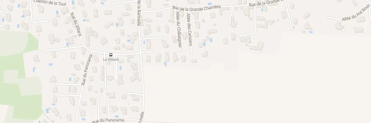 Plan du 70 All du Châtaignier à Montanay