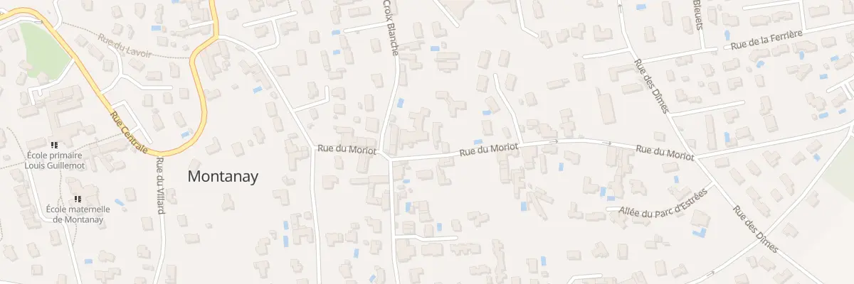 Plan du 125 Rue du Moriot à Montanay