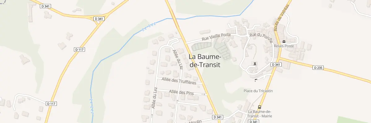 Plan du 31 All du Lez à La Baume-de-Transit