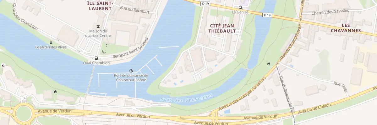 Plan du 13A Rue Grange Vadot à Chalon-sur-Saône