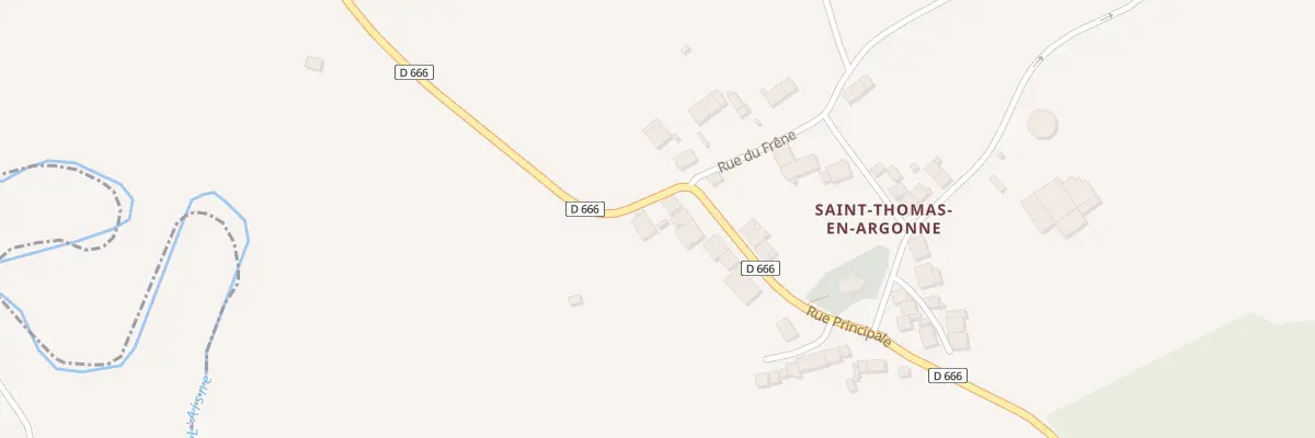 Plan du 5010 Le Village à Saint-Thomas-en-Argonne